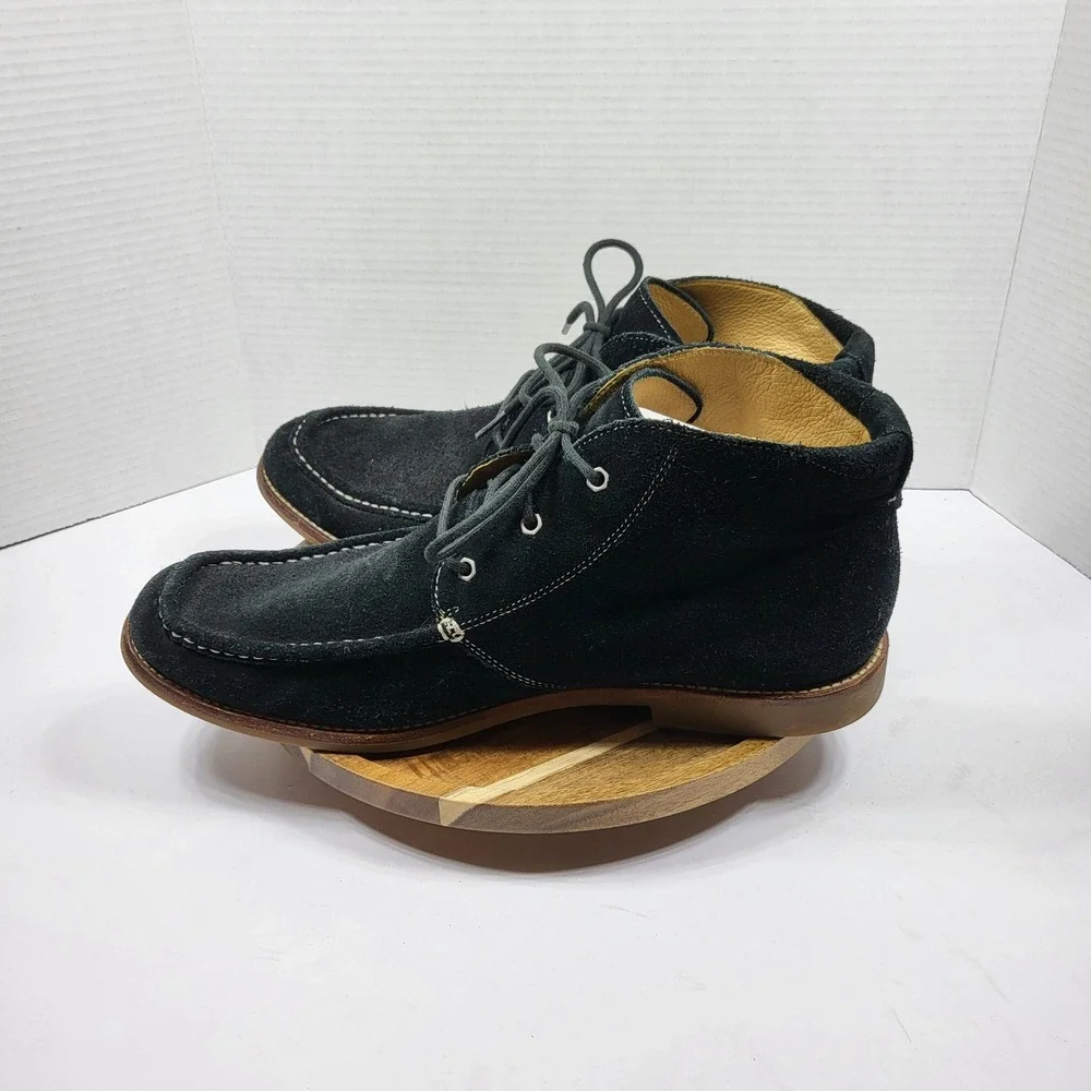 UGG Men's Leighton Chukka Boots 1000715 Black Suede Leather Lined Size 13‎ US